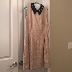 NY&Co Eva Mendez Cream Dress